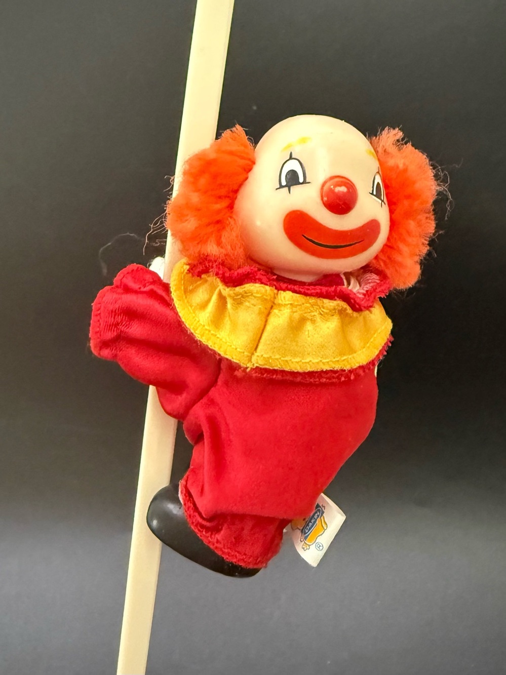 Vintage 80’s DAKIN Two-faced Happy & Sad Clown Pencil Hugger